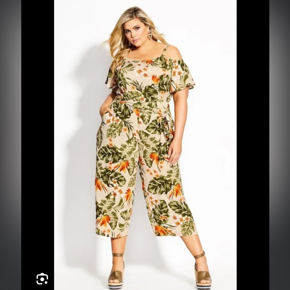 NWT City Chic Maui jumpsuit